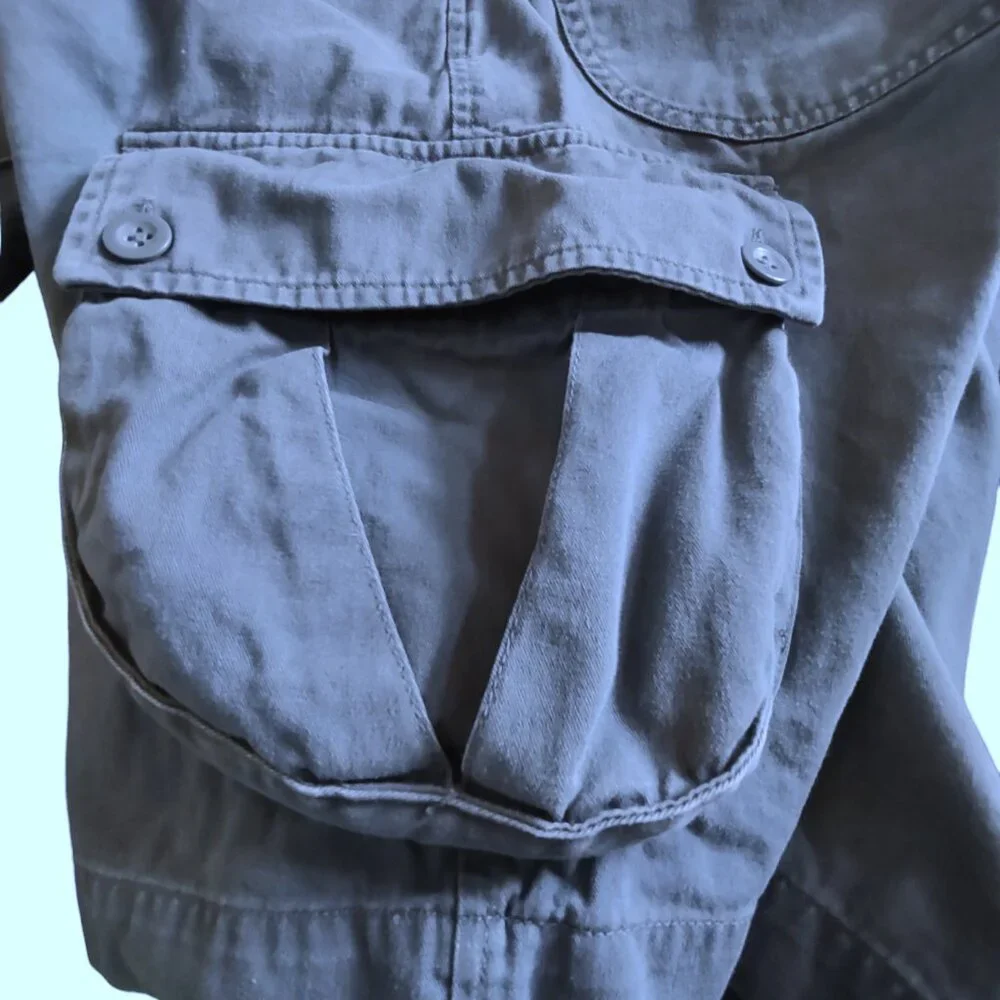 Sonoma Men's Medium Blue Cargo Shorts Size 34 x 10